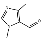 4-IODO-1-METHYL-1H-IMIDAZOLE-5-CARBOXALDEHYDE Struktur
