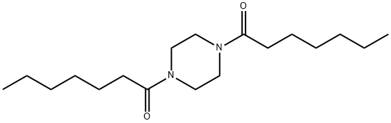 1,4-Diheptanoylpiperazine Structure
