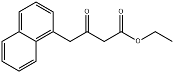 4-NAPHTHALEN-1-YL-3-OXO-BUTYRIC ACID ETHYL ESTER Struktur