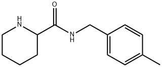 N-[(4-methylphenyl)methyl]piperidine-2-carboxamide 结构式