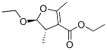 3-Furancarboxylicacid,5-ethoxy-4,5-dihydro-2,4-dimethyl-,ethylester,trans-(9CI) Structure