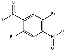 1,4-ジブロモ-2,5-ジニトロベンゼン 化学構造式