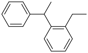 1-(2-Ethylphenyl)-1-phenylethane Structure