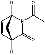 (6R,7S)-2-ACETYL-2-AZA-BICYCLO[2.2.1]HEPT-5-EN-3-ONE 化学構造式