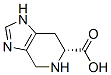 1H-Imidazo[4,5-c]pyridine-6-carboxylicacid,4,5,6,7-tetrahydro-,(6R)-(9CI) 化学構造式