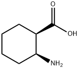 Cyclohexanecarboxylic acid, 2-amino-, (1R,2S)- (9CI) Struktur