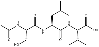 AC-SER-LEU-VAL, 189109-90-8, 结构式