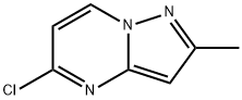 5-クロロ-2-メチルピラゾロ[1,5-A]ピリミジン 化学構造式