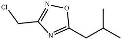 3-(CHLOROMETHYL)-5-ISOBUTYL-1,2,4-OXADIAZOLE Structure