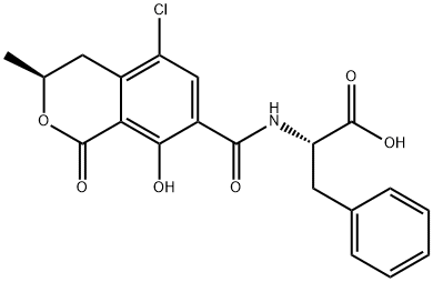 3-epi-Ochratoxin A Structure