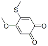 4-Methoxy-5-(methylthio)-o-benzoquinone Structure