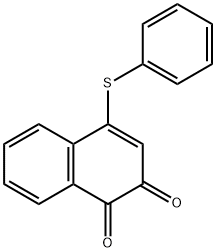 4-(Phenylthio)-1,2-naphthalenedione Struktur