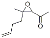 Ethanone, 1-[3-(3-butenyl)-3-methyloxiranyl]- (9CI) Structure