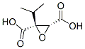 2,3-Oxiranedicarboxylicacid,2-(1-methylethyl)-,cis-(9CI) Structure