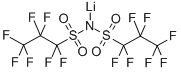 LITHIUM BIS(1,1,2,2,3,3,3-HEPTAFLUORO-1-PROPANESULFONYL)IMIDE Struktur
