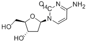 2'-DEOXYCYTIDINE, [2-14C] 化学構造式