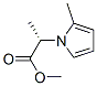 1H-Pyrrole-1-aceticacid,alpha,2-dimethyl-,methylester,(alphaS)-(9CI) Structure