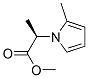 1H-Pyrrole-1-aceticacid,alpha,2-dimethyl-,methylester,(R)-(9CI) Structure