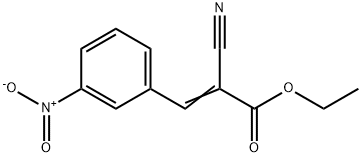 ethyl 2-cyano-3-(3-nitrophenyl)acrylate Structure