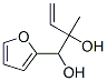 1-(2-フリル)-2-メチル-3-ブテン-1,2-ジオール 化学構造式