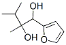 1-(2-フリル)-2,3-ジメチル-1,2-ブタンジオール 化学構造式
