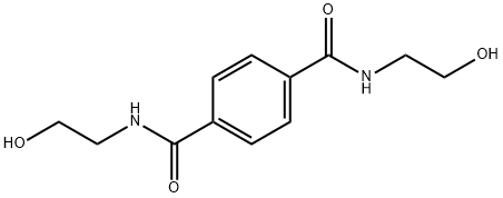 N,N'-bis(2-hydroxyethyl)terephthaldiamide Structure