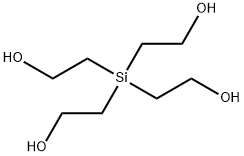 2,2',2'',2'''-シランテトライルテトラキスエタノール 化学構造式