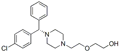 Ethanol, 2-[2-[4-[(4-chlorophenyl)phenylmethyl]-1-piperazinyl]ethoxy]-, (S)-,189298-45-1,结构式