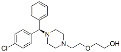 Ethanol, 2-[2-[4-[(4-chlorophenyl)phenylmethyl]-1-piperazinyl]ethoxy]-, (R)- Structure