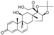 6,7-Dehydro Triamcinolone Acetonide,1893-84-1,结构式