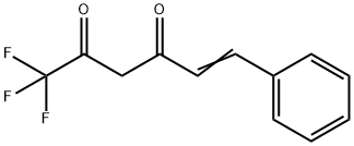 1,1,1-三氟-6-苯基-5-(E)-己烯-2,4-二酮, 18931-64-1, 结构式