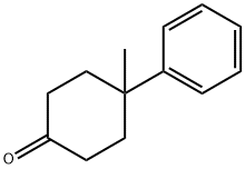 4-甲基-4-苯基环己酮, 18932-33-7, 结构式