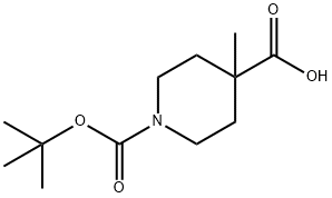 1-Boc-4-甲基-4-哌啶甲酸, 189321-63-9, 结构式