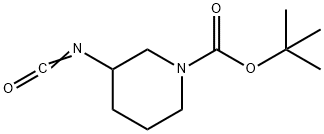 TERT-BUTYL 3-ISOCYANATOPIPERIDINE-1-CARBOXYLATE Structure