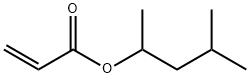 プロペン酸1,3-ジメチルブチル 化学構造式