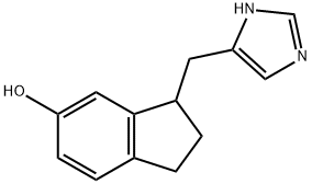 3-(1H-IMIDAZOL-4-YLMETHYL)-INDAN-5-OL Struktur