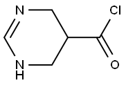 5-Pyrimidinecarbonyl chloride, 1,4,5,6-tetrahydro- (9CI) Structure