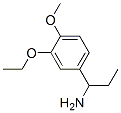 Benzenemethanamine, 3-ethoxy-alpha-ethyl-4-methoxy- (9CI) 化学構造式