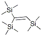 [2,2-Bis(trimethylsilyl)vinyl](trimethyl)silane 化学構造式