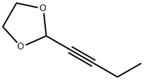 1,3-Dioxolane, 2-(1-butynyl)- (8CI,9CI) 化学構造式