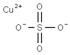 copper(2+) sulphate Structure