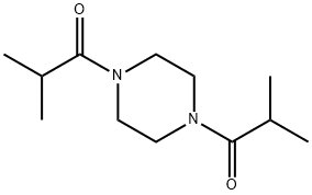 1,4-Diisobutyrylpiperazine 结构式