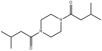 1,4-ジイソバレリルピペラジン 化学構造式