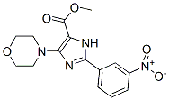 Methyl 4-(4-morpholinyl)-2-(3-nitrophenyl)-1H-imidazole-5-carboxylate Struktur