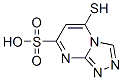 1,2,4-Triazolo[4,3-a]pyrimidine-7-sulfonic  acid,  5-mercapto- Struktur