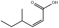 CIS-3-METHYL-2-HEXENOIC ACID Structure