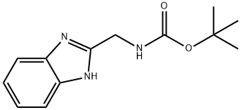 tert-Butyl ((1H-benzo[d]imidazol-2-yl)methyl)carbamate Struktur