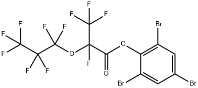 2,4,6-TRIBROMOPHENYL PERFLUORO(2-METHYL-3-OXAHEXANOATE) Structure