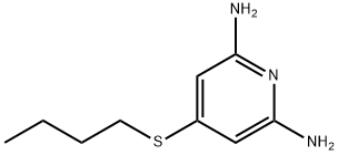 Pyridine, 2,6-diamino-4-(butylthio)- (8CI),18960-91-3,结构式