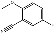 5-氟-2-甲氧基苯腈 结构式